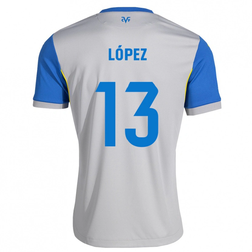 Danxen Män Carlos López #13 Dodger Blå Grå Bortatröja Matchtröjor 2026/27 Tröjor T-Tröja