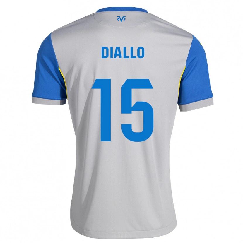Danxen Män Moussa Diallo #15 Dodger Blå Grå Bortatröja Matchtröjor 2026/27 Tröjor T-Tröja