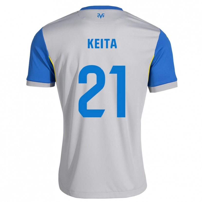 Danxen Män Manfa Keita #21 Dodger Blå Grå Bortatröja Matchtröjor 2026/27 Tröjor T-Tröja
