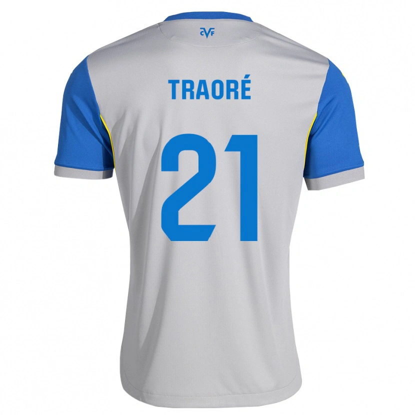 Danxen Män Moussa Traoré #21 Dodger Blå Grå Bortatröja Matchtröjor 2026/27 Tröjor T-Tröja