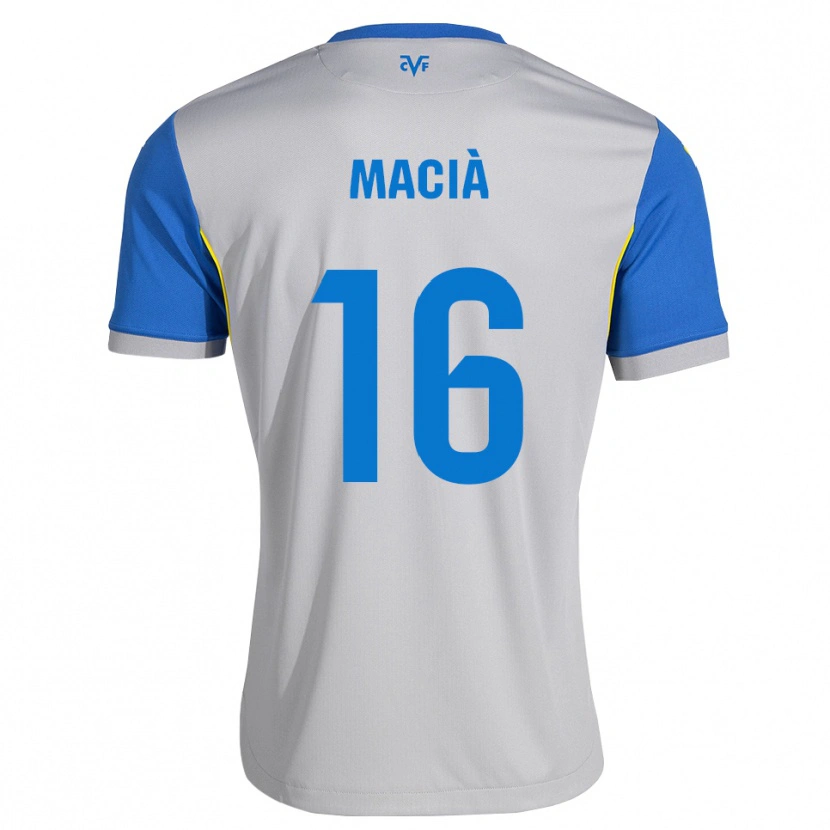 Danxen Män Carlos Macià #16 Dodger Blå Grå Bortatröja Matchtröjor 2026/27 Tröjor T-Tröja