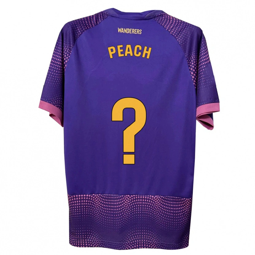 Danxen Män Riley Peach #0 Lila Vit Rosa Bortatröja Matchtröjor 2026/27 Tröjor T-Tröja