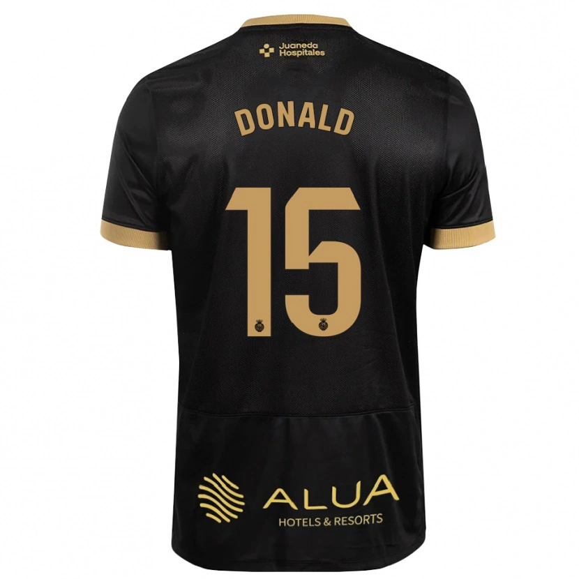 Danxen Män John Donald #15 Svart Sandbrun Vild Trä Bortatröja Matchtröjor 2026/27 Tröjor T-Tröja