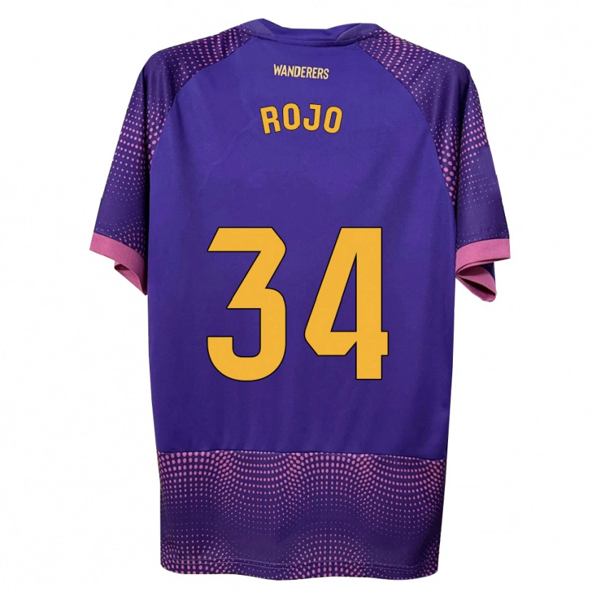 Danxen Män Pablo Rojo #34 Lila Vit Rosa Bortatröja Matchtröjor 2026/27 Tröjor T-Tröja