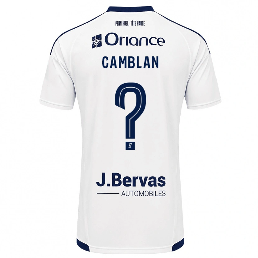 Danxen Män Axel Camblan #0 Marinblå Vit Bortatröja Matchtröjor 2026/27 Tröjor T-Tröja