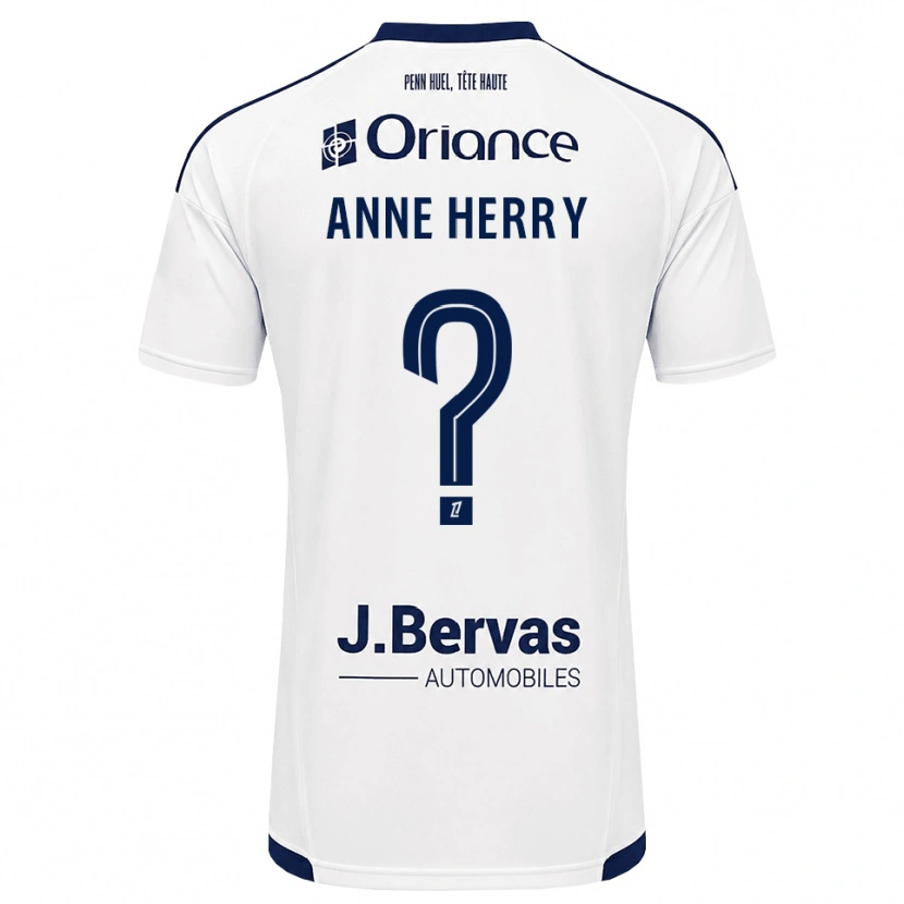 Danxen Män Lou Anne Herry #0 Marinblå Vit Bortatröja Matchtröjor 2026/27 Tröjor T-Tröja