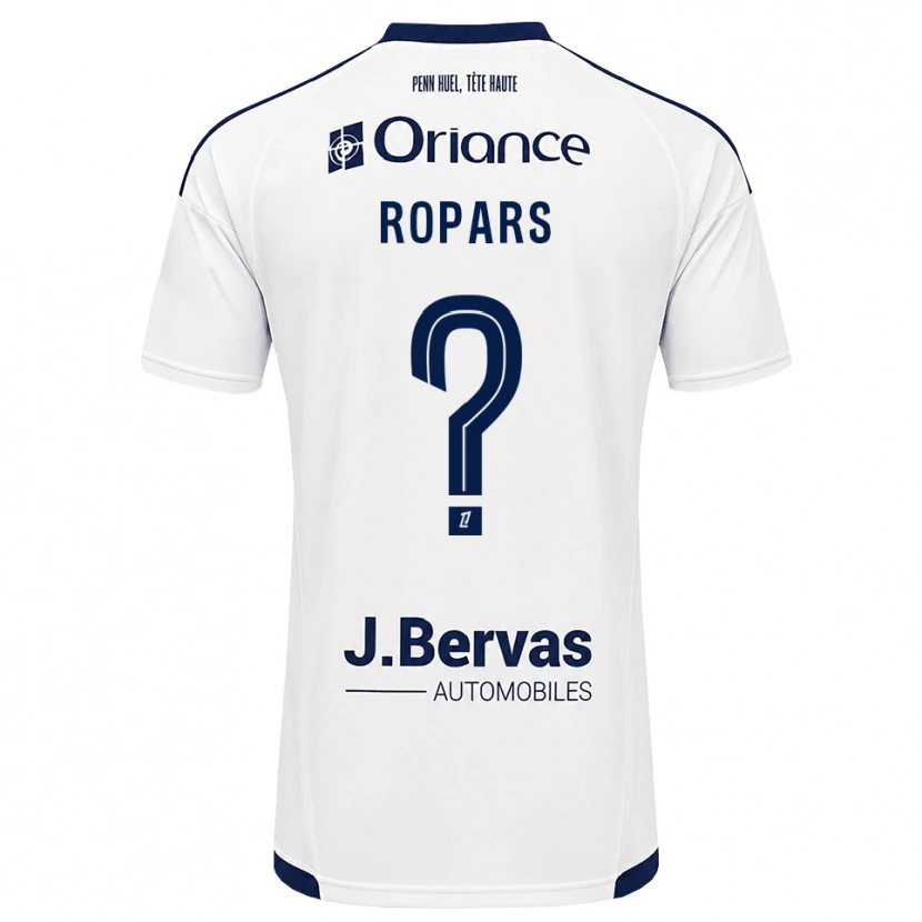 Danxen Män Janelle Ropars #0 Marinblå Vit Bortatröja Matchtröjor 2026/27 Tröjor T-Tröja