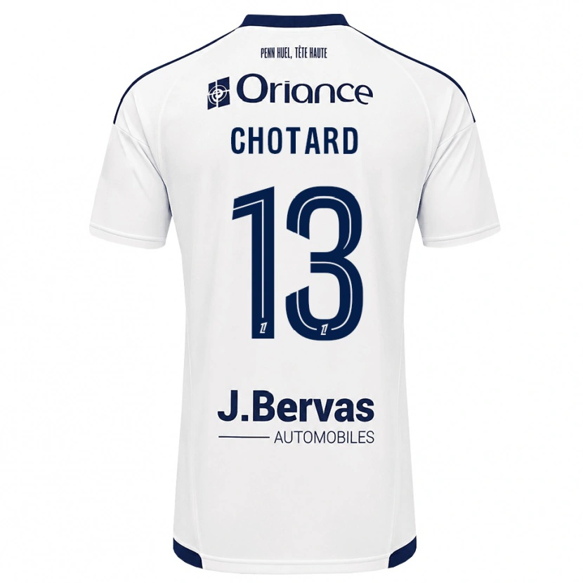 Danxen Män Joris Chotard #13 Marinblå Vit Bortatröja Matchtröjor 2026/27 Tröjor T-Tröja