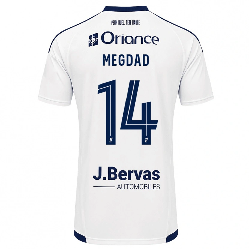 Danxen Män Noa Megdad #14 Marinblå Vit Bortatröja Matchtröjor 2026/27 Tröjor T-Tröja