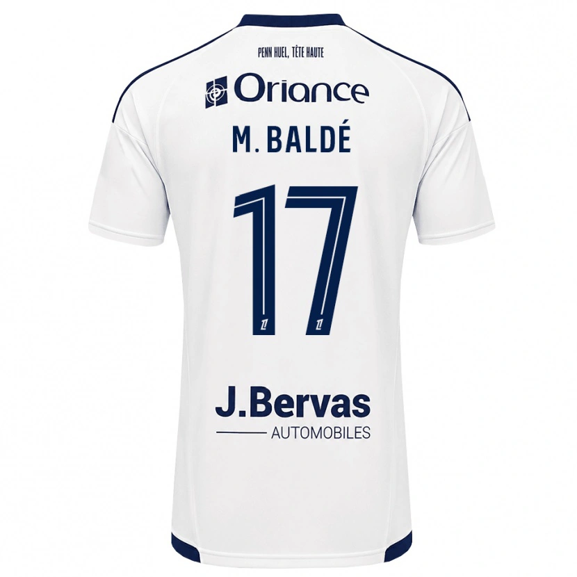Danxen Män Mama Baldé #17 Marinblå Vit Bortatröja Matchtröjor 2026/27 Tröjor T-Tröja