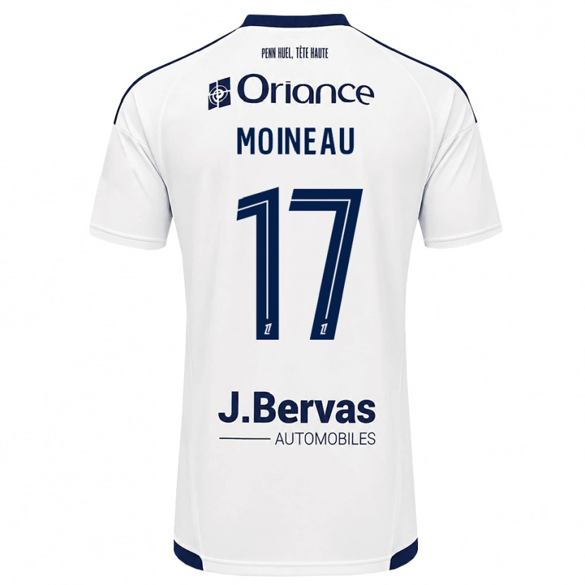 Danxen Män Nathan Moineau #17 Marinblå Vit Bortatröja Matchtröjor 2026/27 Tröjor T-Tröja