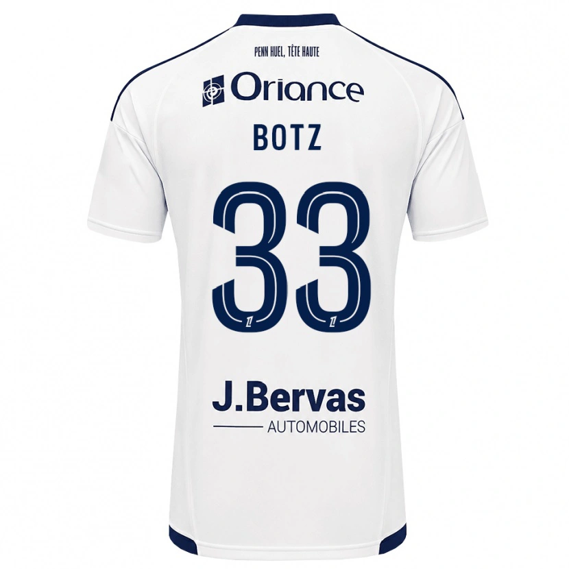 Danxen Män Léo Botz #33 Marinblå Vit Bortatröja Matchtröjor 2026/27 Tröjor T-Tröja