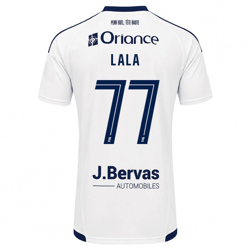 Danxen Män Kenny Lala #77 Marinblå Vit Bortatröja Matchtröjor 2026/27 Tröjor T-Tröja