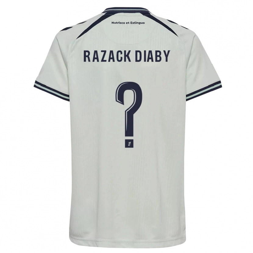 Danxen Män Abdoul Razack Diaby #0 Midnattsblå Vit Bortatröja Matchtröjor 2026/27 Tröjor T-Tröja