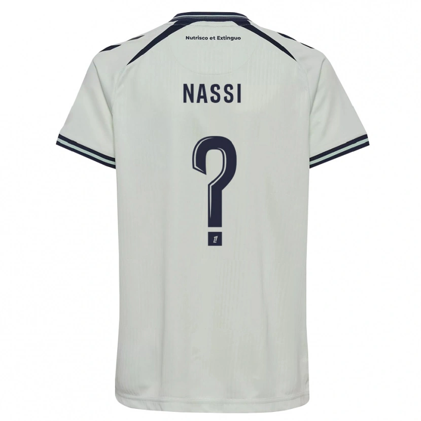 Danxen Män Jade Nassi #0 Midnattsblå Vit Bortatröja Matchtröjor 2026/27 Tröjor T-Tröja