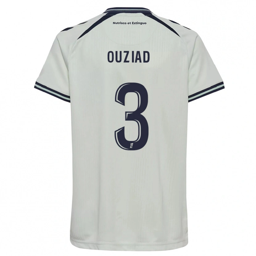 Danxen Män Djibril Ouziad #3 Midnattsblå Vit Bortatröja Matchtröjor 2026/27 Tröjor T-Tröja