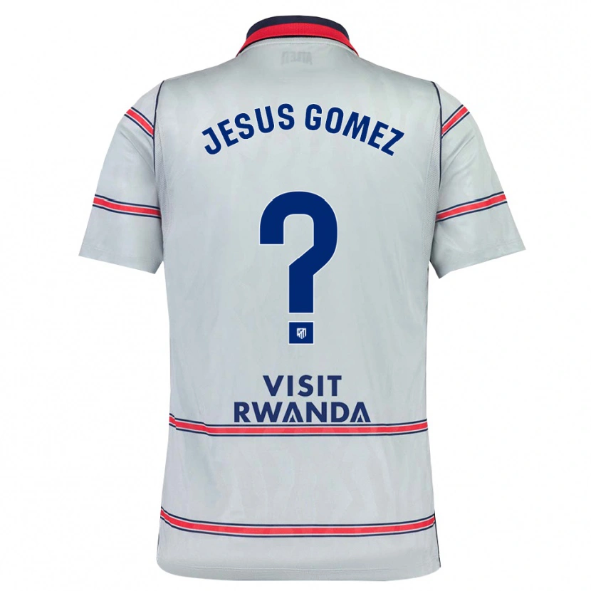 Danxen Män Jesus Gomez #0 Grå Röd Marinblå Tredjesatsen Matchtröjor 2026/27 Tröjor T-Tröja