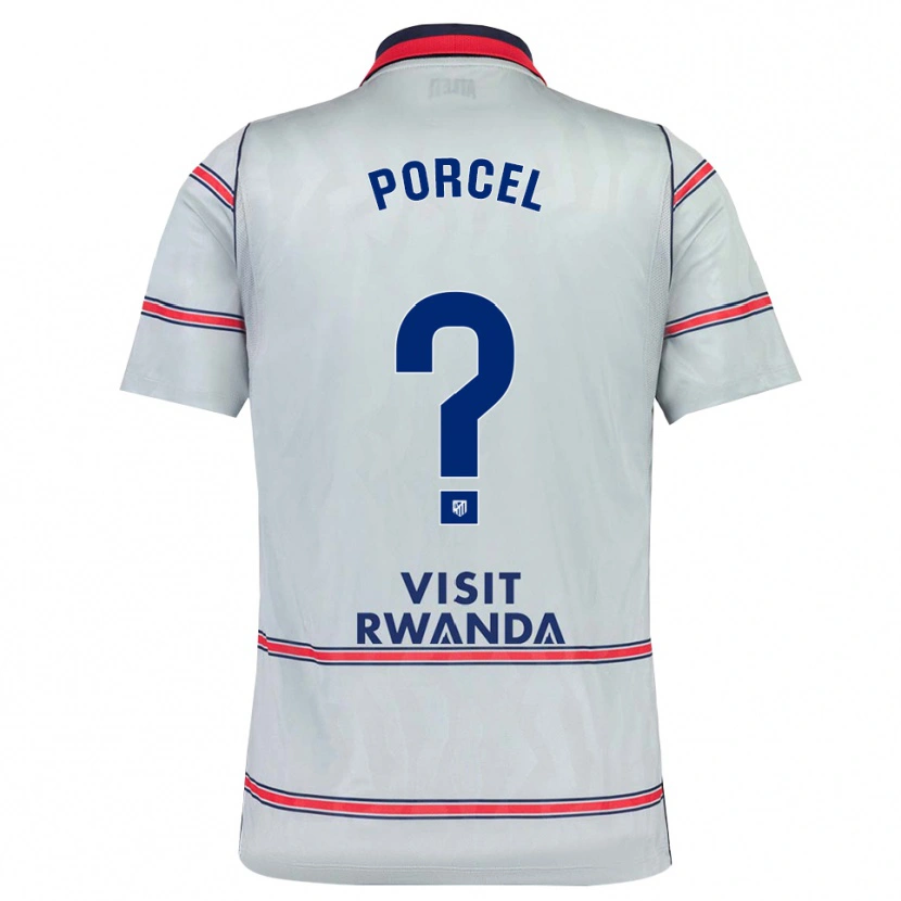 Danxen Män Roberto Porcel #0 Grå Röd Marinblå Tredjesatsen Matchtröjor 2026/27 Tröjor T-Tröja