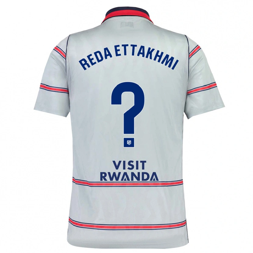 Danxen Män Mohamed Reda Ettakhmi #0 Grå Röd Marinblå Tredjesatsen Matchtröjor 2026/27 Tröjor T-Tröja