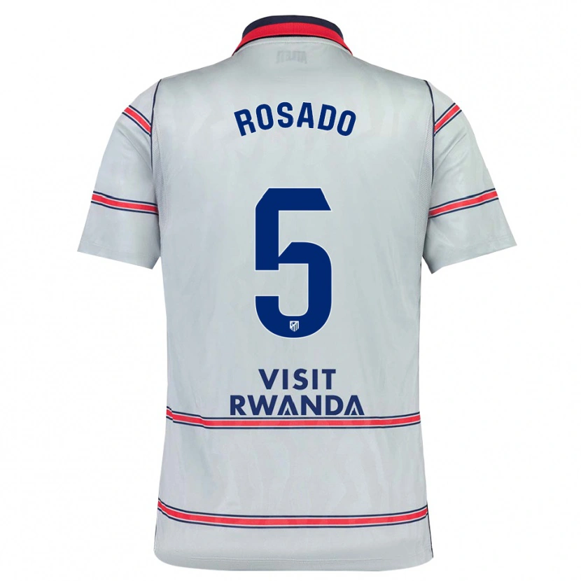 Danxen Män Diego Rosado #5 Grå Röd Marinblå Tredjesatsen Matchtröjor 2026/27 Tröjor T-Tröja
