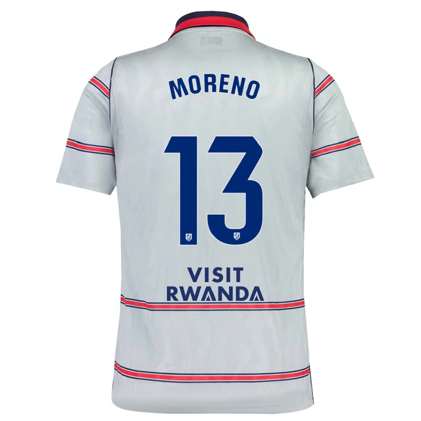 Danxen Män Álvaro Moreno #13 Grå Röd Marinblå Tredjesatsen Matchtröjor 2026/27 Tröjor T-Tröja