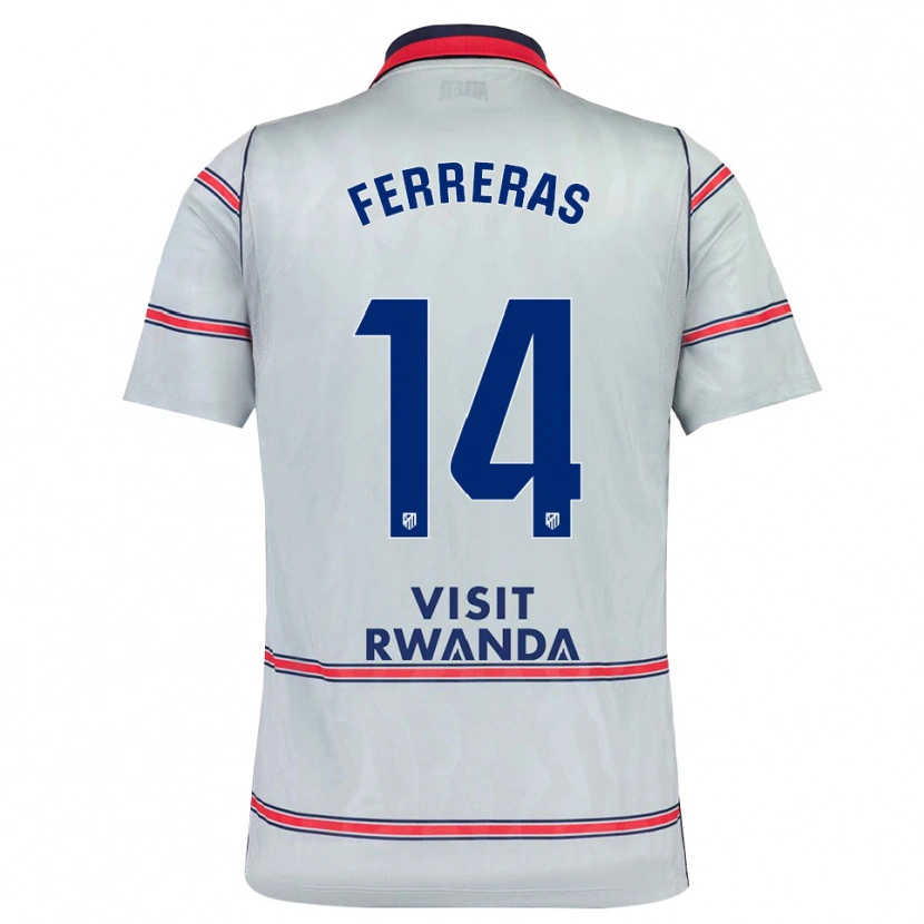 Danxen Män Adrian Ferreras #14 Grå Röd Marinblå Tredjesatsen Matchtröjor 2026/27 Tröjor T-Tröja