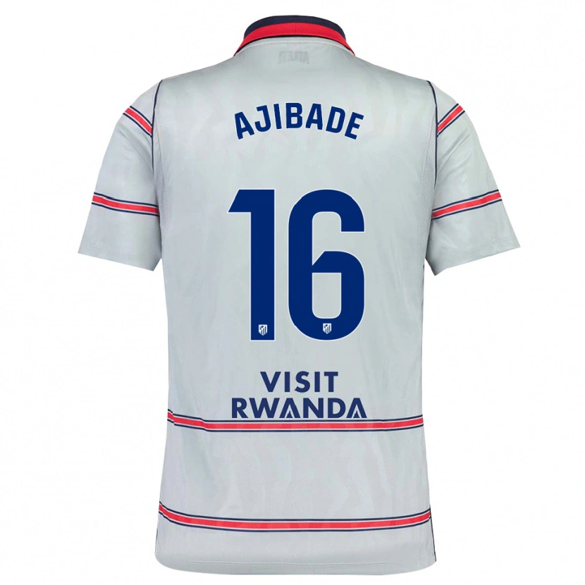 Danxen Män Rasheedat Ajibade #16 Grå Röd Marinblå Tredjesatsen Matchtröjor 2026/27 Tröjor T-Tröja