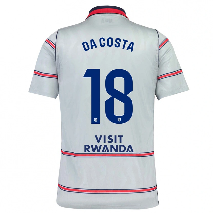 Danxen Män Mario Da Costa #18 Grå Röd Marinblå Tredjesatsen Matchtröjor 2026/27 Tröjor T-Tröja