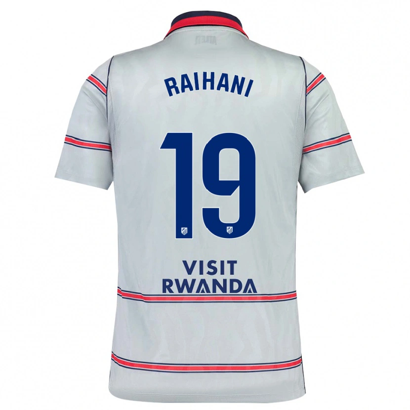 Danxen Män Abde Raihani #19 Grå Röd Marinblå Tredjesatsen Matchtröjor 2026/27 Tröjor T-Tröja