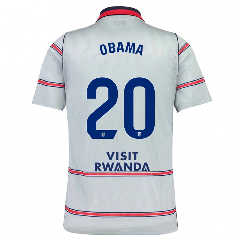 Danxen Män Federico Obama #20 Grå Röd Marinblå Tredjesatsen Matchtröjor 2026/27 Tröjor T-Tröja