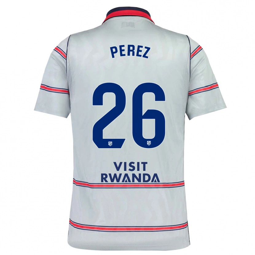 Danxen Män Xenia Perez #26 Grå Röd Marinblå Tredjesatsen Matchtröjor 2026/27 Tröjor T-Tröja