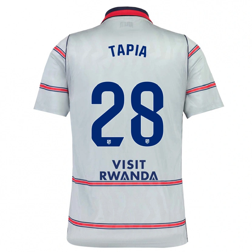 Danxen Män Unai Tapia #28 Grå Röd Marinblå Tredjesatsen Matchtröjor 2026/27 Tröjor T-Tröja