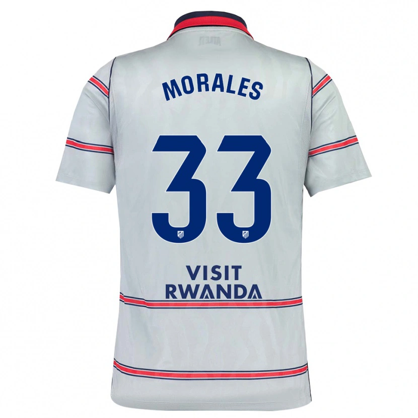 Danxen Män Luismi Morales #33 Grå Röd Marinblå Tredjesatsen Matchtröjor 2026/27 Tröjor T-Tröja