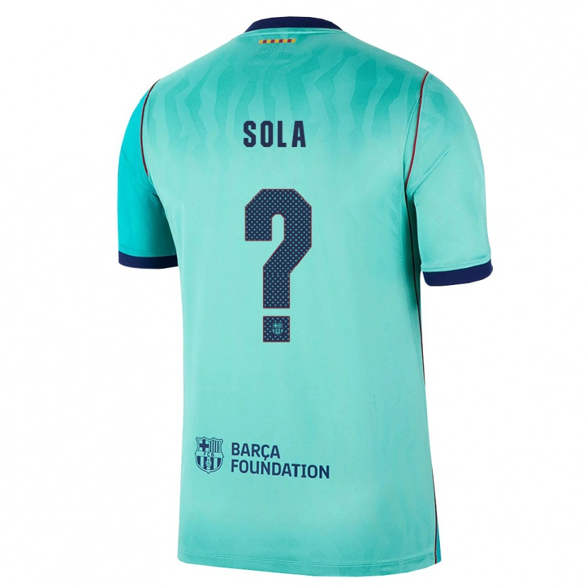 Danxen Män Arnau Sola #0 Aqua Mörk Turkosa Kunglig Blå Tredjesatsen Matchtröjor 2026/27 Tröjor T-Tröja