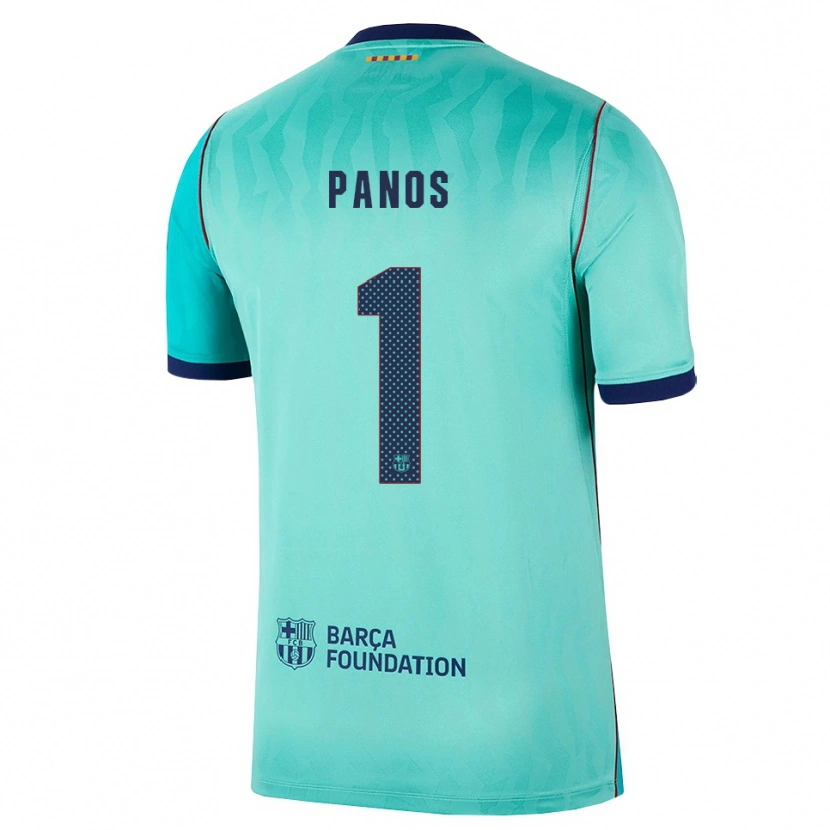 Danxen Män Sandra Panos #1 Aqua Mörk Turkosa Kunglig Blå Tredjesatsen Matchtröjor 2026/27 Tröjor T-Tröja