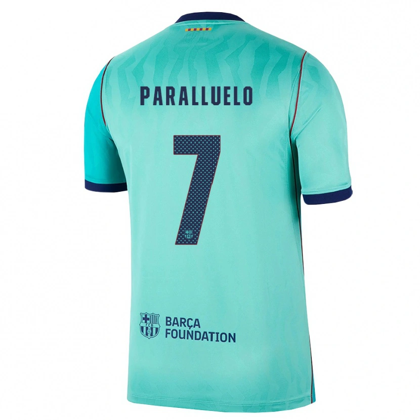 Danxen Män Salma Paralluelo #7 Aqua Mörk Turkosa Kunglig Blå Tredjesatsen Matchtröjor 2026/27 Tröjor T-Tröja