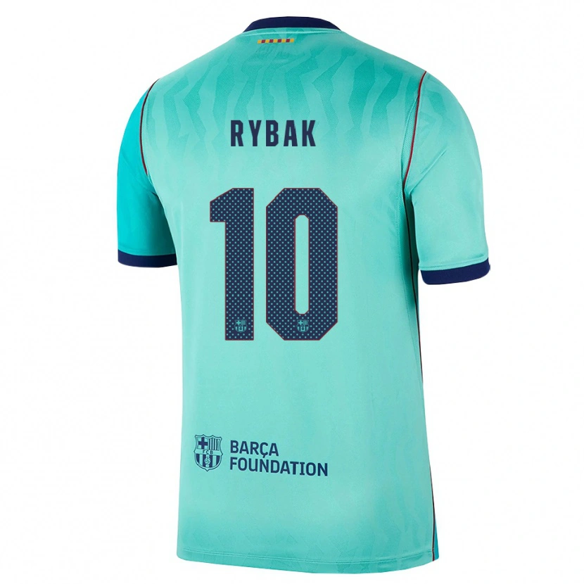 Danxen Män Artem Rybak #10 Aqua Mörk Turkosa Kunglig Blå Tredjesatsen Matchtröjor 2026/27 Tröjor T-Tröja
