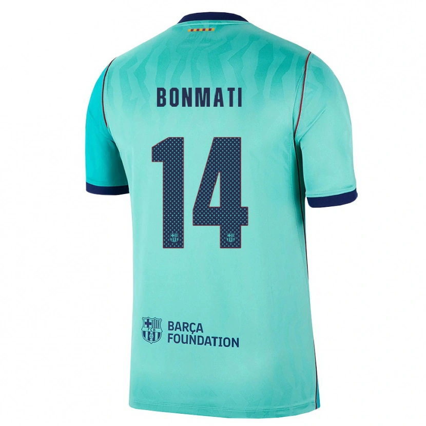 Danxen Män Aitana Bonmati #14 Aqua Mörk Turkosa Kunglig Blå Tredjesatsen Matchtröjor 2026/27 Tröjor T-Tröja