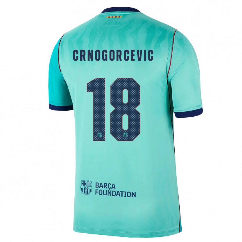 Danxen Män Ana-Maria Crnogorcevic #18 Aqua Mörk Turkosa Kunglig Blå Tredjesatsen Matchtröjor 2026/27 Tröjor T-Tröja