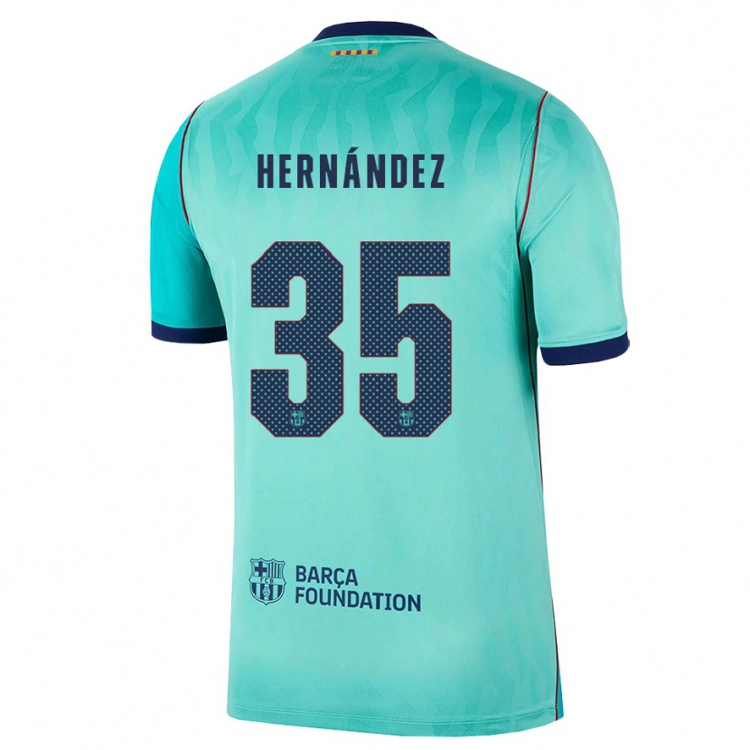 Danxen Män Joni Hernández #35 Aqua Mörk Turkosa Kunglig Blå Tredjesatsen Matchtröjor 2026/27 Tröjor T-Tröja
