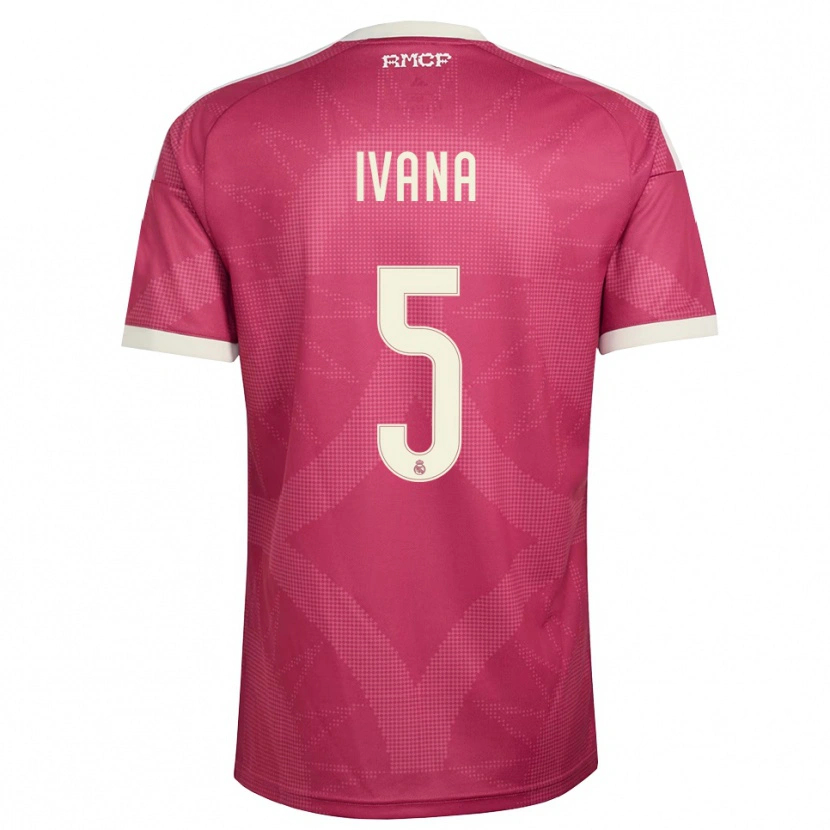 Danxen Män Ivana Andres #5 Ljus Violettröd Vit Tredjesatsen Matchtröjor 2026/27 Tröjor T-Tröja