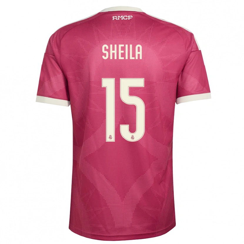 Danxen Män Sheila García #15 Ljus Violettröd Vit Tredjesatsen Matchtröjor 2026/27 Tröjor T-Tröja
