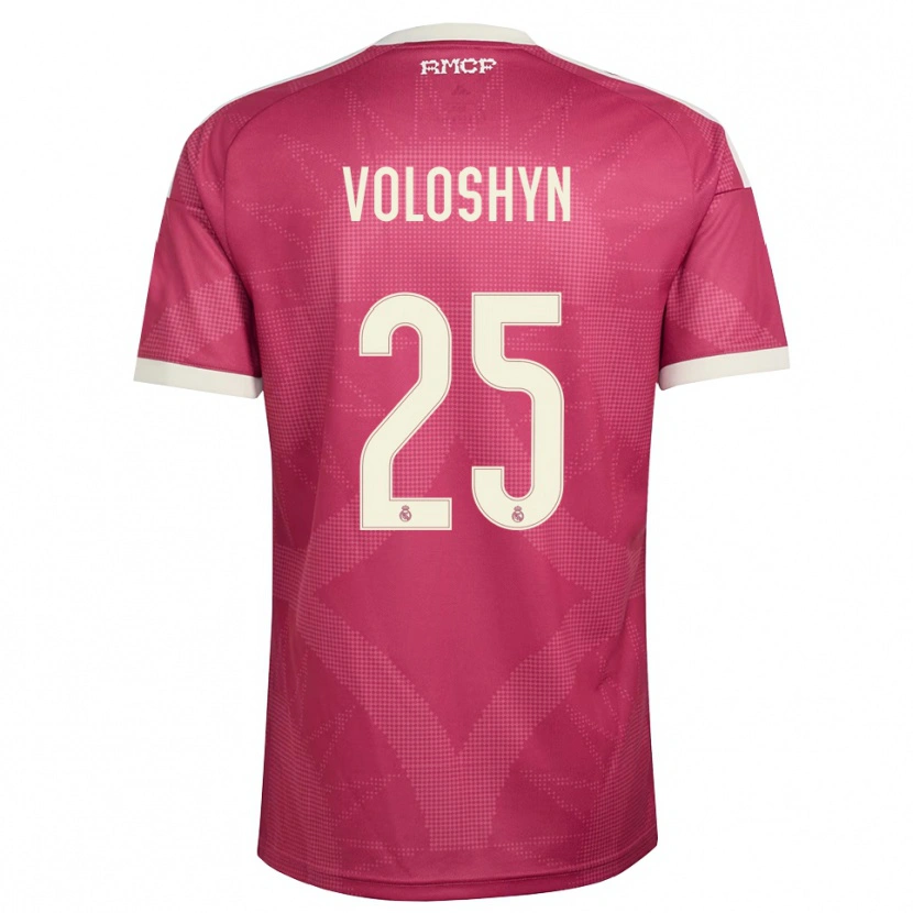 Danxen Män Ilya Voloshyn #25 Ljus Violettröd Vit Tredjesatsen Matchtröjor 2026/27 Tröjor T-Tröja