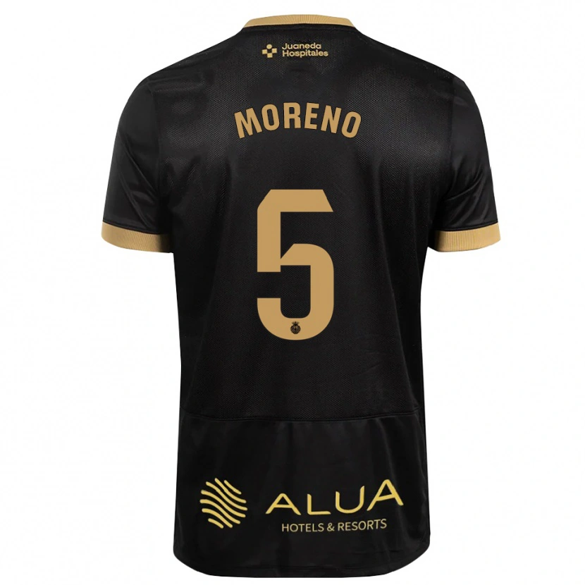 Danxen Män Alberto Moreno #5 Svart Sandbrun Vild Trä Bortatröja Matchtröjor 2026/27 Tröjor T-Tröja