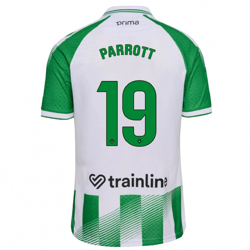 Danxen Kvinnor Troy Parrott #19 Ljusgrön Svart Vit Hemmatröja Matchtröjor 2026/27 Tröjor T-Tröja