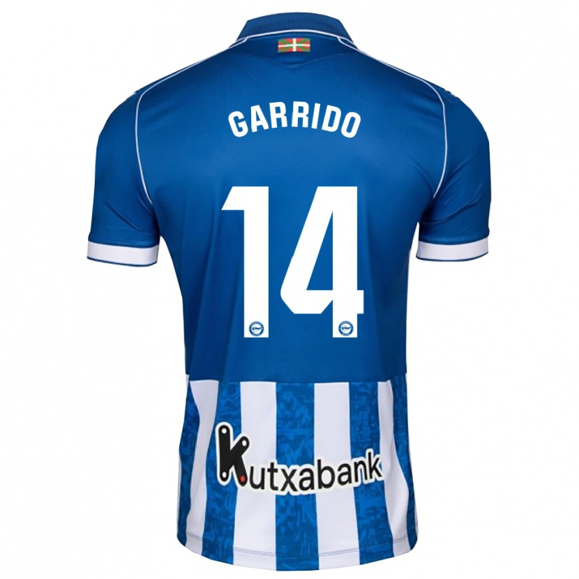 Danxen Kvinnor Iván Garrido #14 Blå Vit Svart Hemmatröja Matchtröjor 2026/27 Tröjor T-Tröja