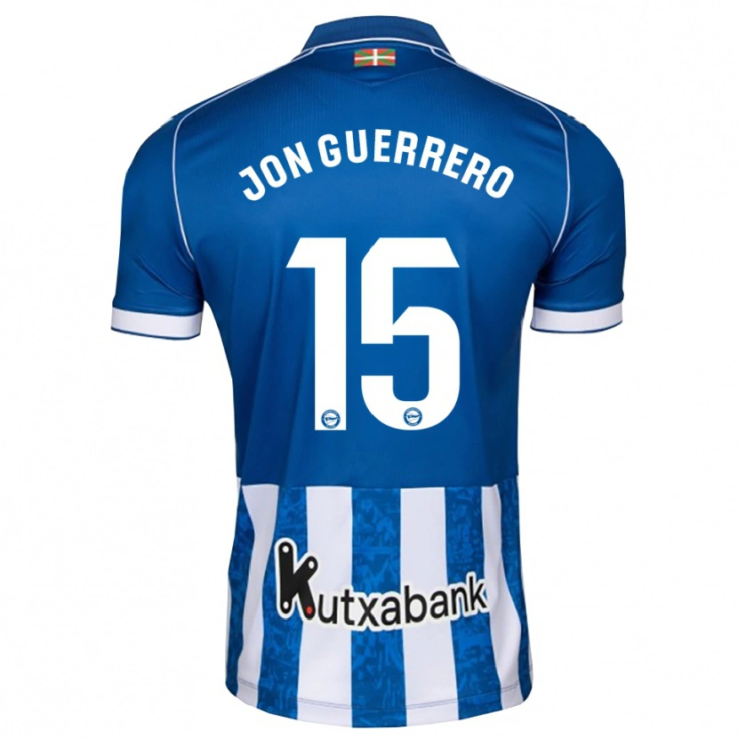 Danxen Kvinnor Julen Jon Guerrero #15 Blå Vit Svart Hemmatröja Matchtröjor 2026/27 Tröjor T-Tröja