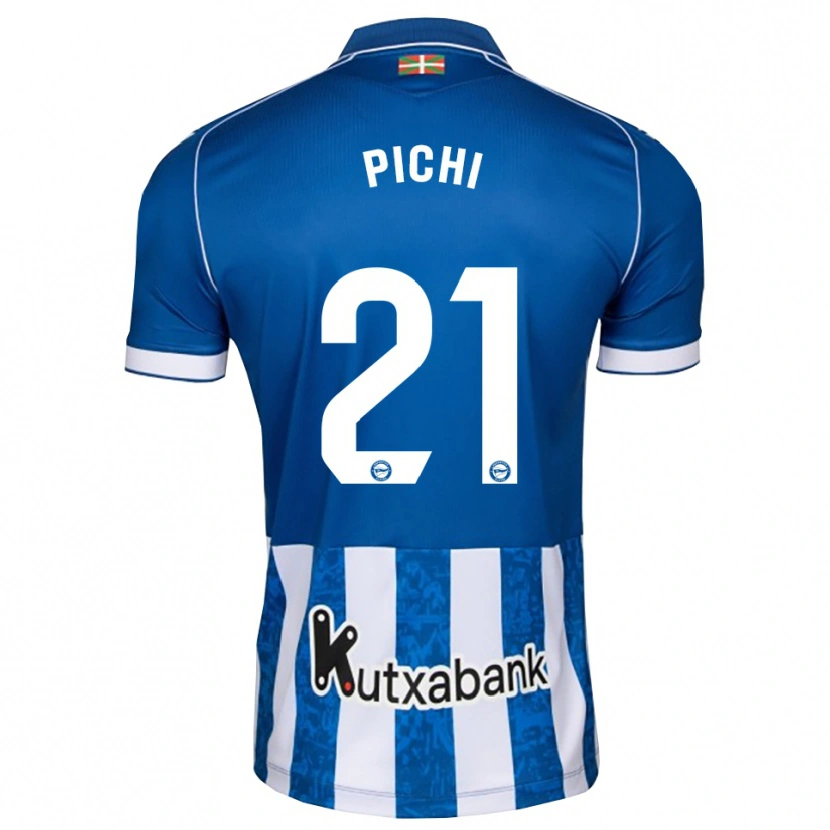 Danxen Kvinnor Maria Garcia Pichi #21 Blå Vit Svart Hemmatröja Matchtröjor 2026/27 Tröjor T-Tröja