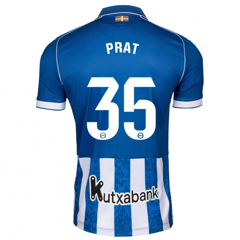 Danxen Kvinnor Jaric Prat #35 Blå Vit Svart Hemmatröja Matchtröjor 2026/27 Tröjor T-Tröja