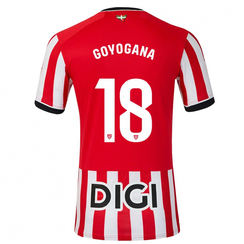 Danxen Kvinnor Unax Goyogana #18 Röd Svart Vit Hemmatröja Matchtröjor 2026/27 Tröjor T-Tröja